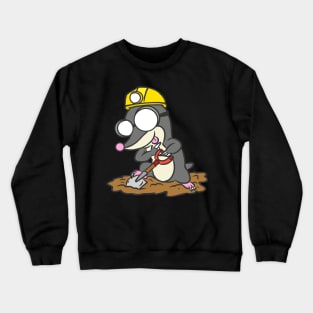 Mole Gardener Animal Funny Garden Gift Cool Crewneck Sweatshirt